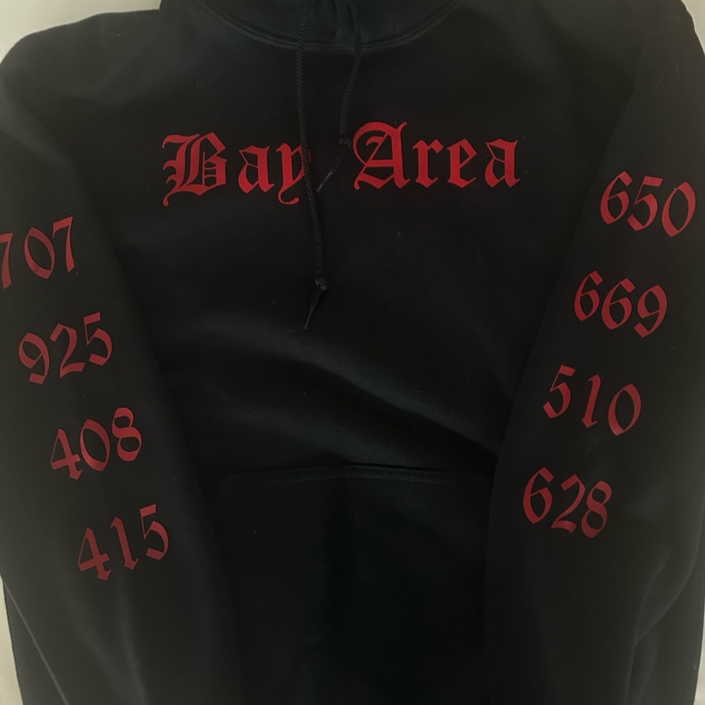 EXTREMELY RARE bay area area codes hoodie